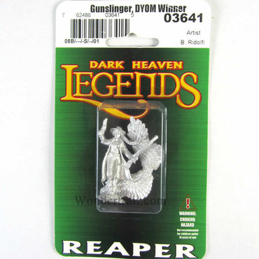 RPR03641 Winged Female Gunslinger Miniature 25mm Heroic Scale (ONLINE ORDER ONLY)