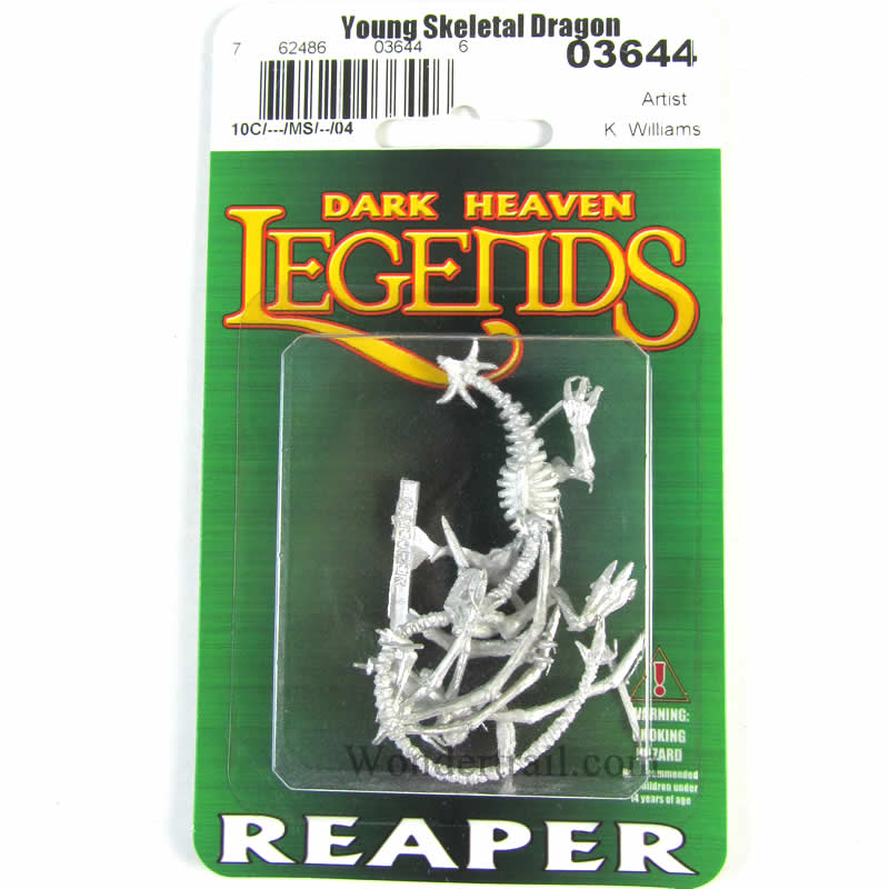 RPR03644 Skeletal Dragon Miniature 25mm Heroic Scale Dark Heaven (ONLINE ORDER ONLY)