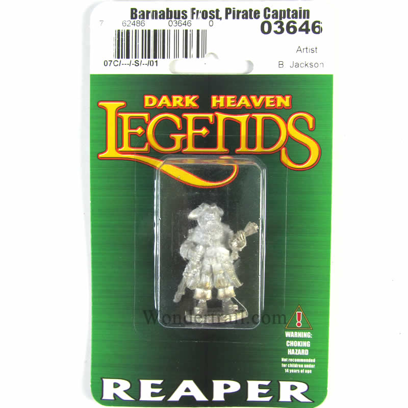 RPR03646 Barnabus Frost Pirate Captain Miniature 25mm Heroic Scale (ONLINE ORDER ONLY)