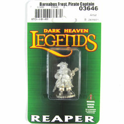 RPR03646 Barnabus Frost Pirate Captain Miniature 25mm Heroic Scale (ONLINE ORDER ONLY)