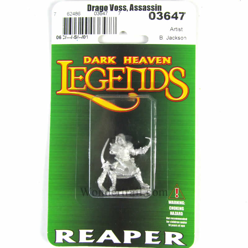 RPR03647 Drago Voss Assassin Miniature 25mm Heroic Scale (ONLINE ORDER ONLY)