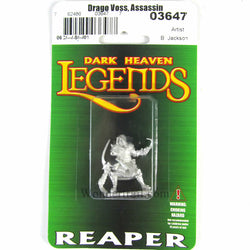 RPR03647 Drago Voss Assassin Miniature 25mm Heroic Scale (ONLINE ORDER ONLY)