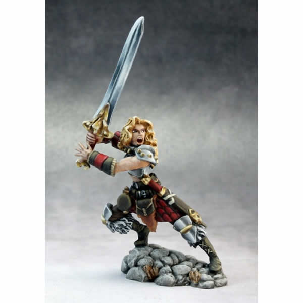 RPR03652 Deenah Female Barbarian Miniature 25mm Heroic Scale (ONLINE ORDER ONLY)