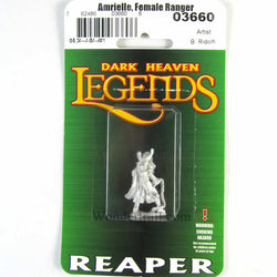 RPR03660 Amrielle Female Ranger Miniature 25mm Heroic Scale (ONLINE ORDER ONLY)