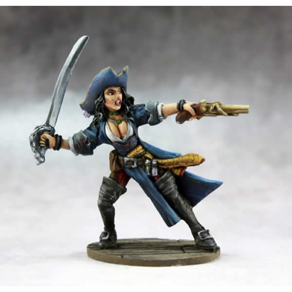 RPR03666 Elizabeth Female Pirate Captain Miniature 25mm Heroic Scale (ONLINE ORDER ONLY)