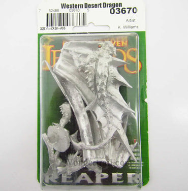 RPR03670 Western Desert Dragon Miniature 25mm Heroic Scale (ONLINE ORDER ONLY)