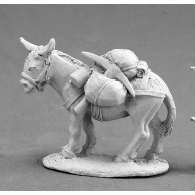 RPR03671 Pack Donkey Miniature 25mm Heroic Scale (ONLINE ORDER ONLY)