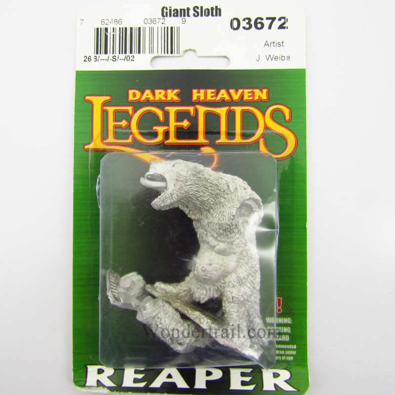 RPR03672 Giant Cave Sloth Miniature 25mm Heroic Scale (ONLINE ORDER ONLY)