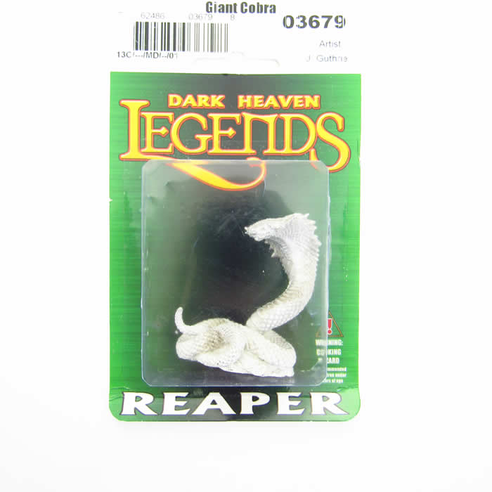 RPR03679 Giant Cobra Miniature 25mm Heroic Scale Dark Heaven Legends (ONLINE ORDER ONLY)