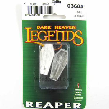 RPR03685 Coffin Miniature 25mm Heroic Scale Dark Heaven Legends (ONLINE ORDER ONLY)