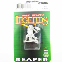 RPR03686 Dreg Chieftain Miniature 25mm Heroic Scale Dark Heaven (ONLINE ORDER ONLY)