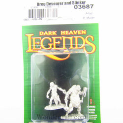 RPR03687 Dreg Devourer and Slinker Miniature 25mm Heroic Scale Dark Heaven Legends Reaper Miniatures (ONLINE ORDER ONLY)