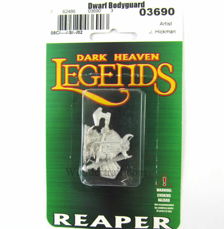 RPR03690 Dwarf Bodygurard Of Kragmar Miniature 25mm Heroic Scale (ONLINE ORDER ONLY)