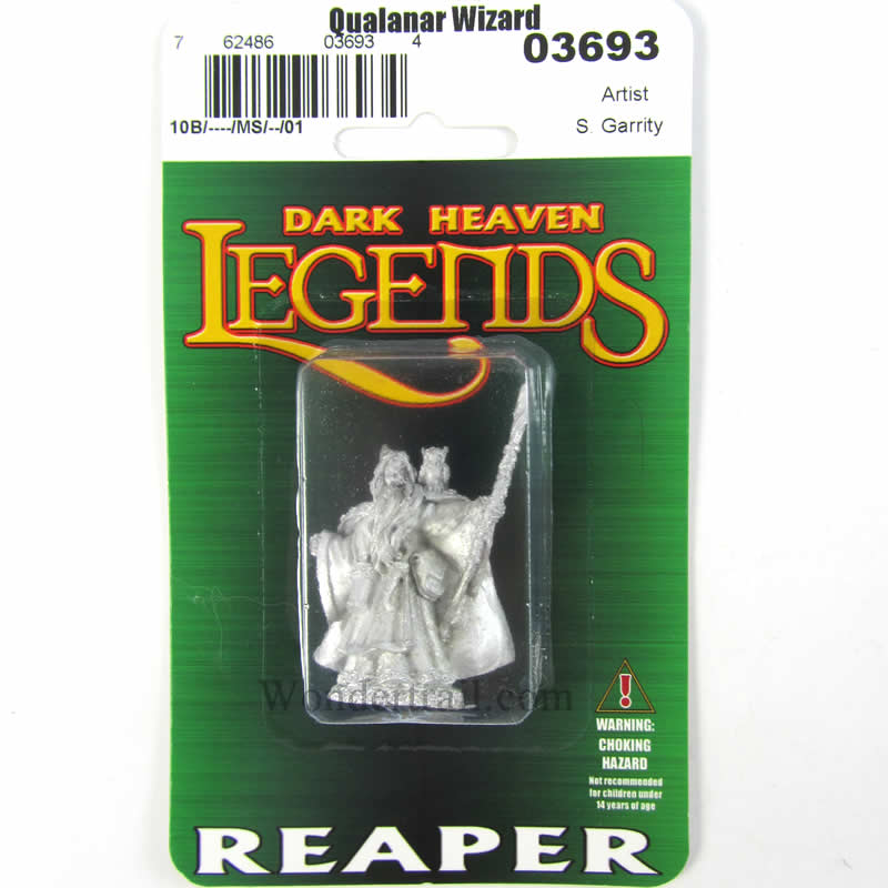 RPR03693 Qualanar Human Wizard Miniature 25mm Heroic Scale (ONLINE ORDER ONLY)