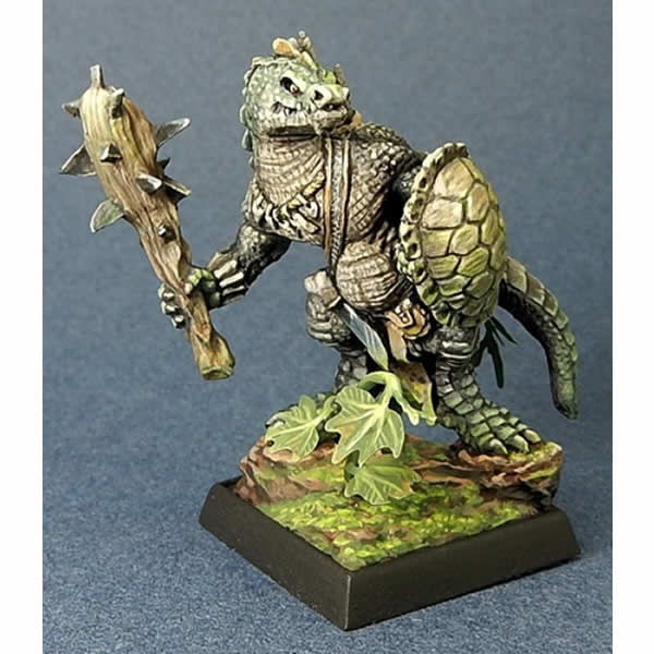 RPR03705 Lizardman With Club and Shield Miniature 25mm Heroic Scale (ONLINE ORDER ONLY)