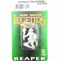 RPR03705 Lizardman With Club and Shield Miniature 25mm Heroic Scale (ONLINE ORDER ONLY)