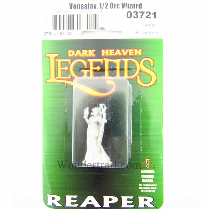 RPR03721 Vonsalay Half Orc Wizard Miniature 25mm Heroic Scale Dark (ONLINE ORDER ONLY)
