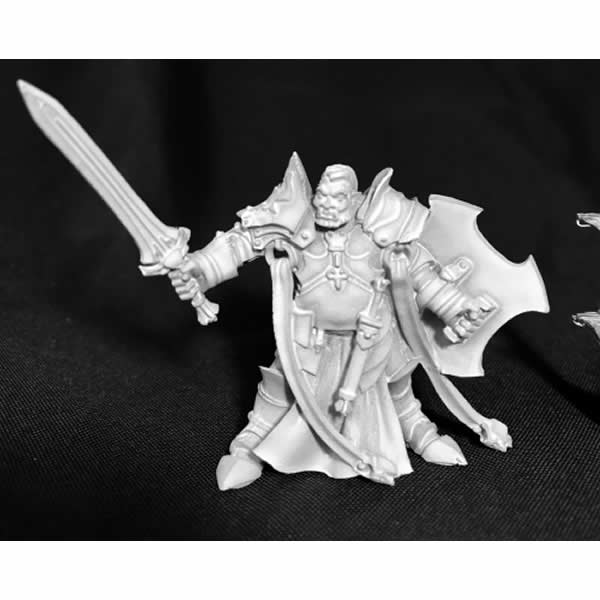 RPR03722 Jurden Half Orc Paladin Miniature 25mm Heroic Scale Dark (ONLINE ORDER ONLY)