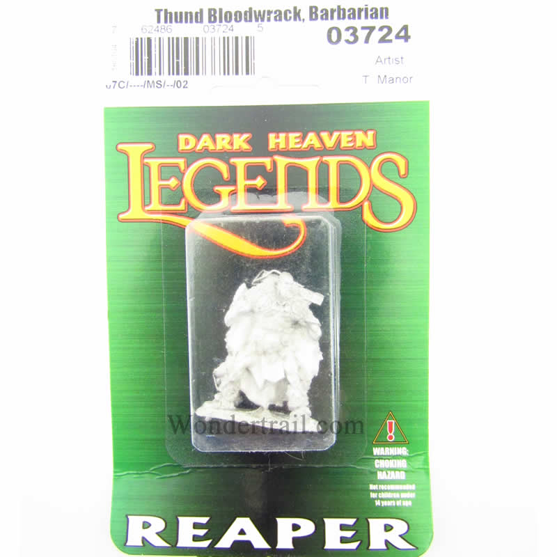 RPR03724 Thund Bloodwrack Barbarian Miniature 25mm Heroic Scale (ONLINE ORDER ONLY)