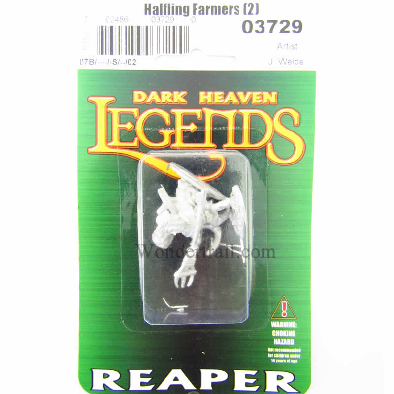 RPR03729 Halfling Farmers Miniature 25mm Heroic Scale Dark Heaven (ONLINE ORDER ONLY)