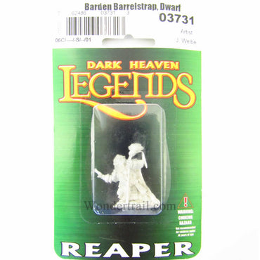 RPR03731 Barden Barrelstrap Dwarf Cleric Miniature 25mm Heroic Scale (ONLINE ORDER ONLY)