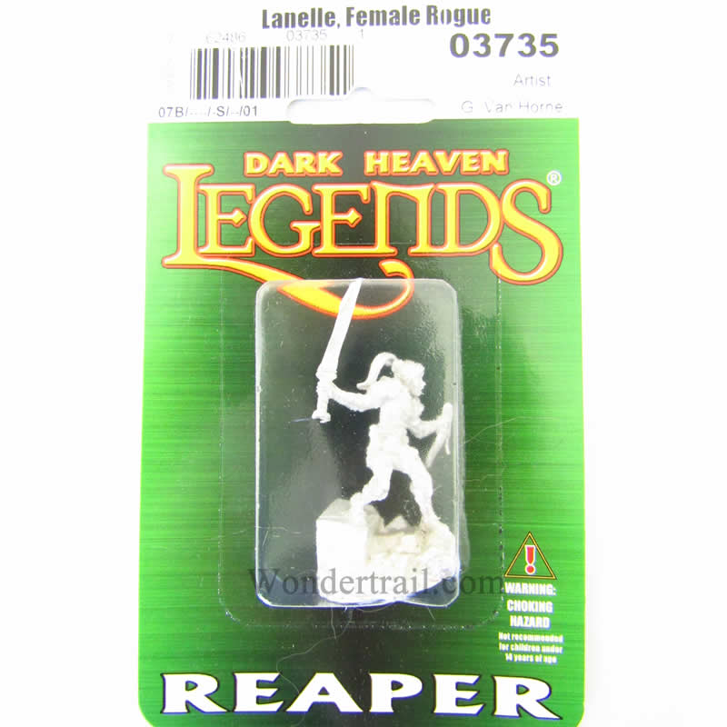 RPR03735 Lanelle Female Rogue Miniature 25mm Heroic Scale (ONLINE ORDER ONLY)