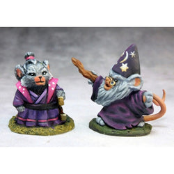 RPR03742 Mousling Sorcerer and Samurai Miniature 25mm Heroic Scale (ONLINE ORDER ONLY)