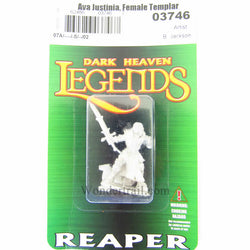RPR03746 Ava Justinia Female Templar Miniature 25mm Heroic Scale (ONLINE ORDER ONLY)