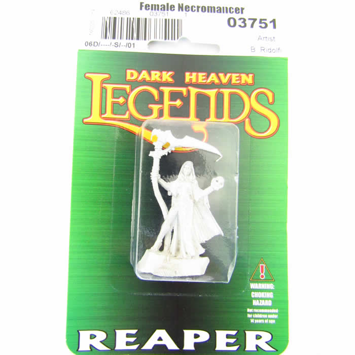 RPR03751 Female Necromancer Miniature 25mm Heroic Scale (ONLINE ORDER ONLY)