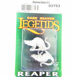 RPR03753 Barrow Rats Miniature 25mm Heroic Scale Dark Heaven (ONLINE ORDER ONLY)