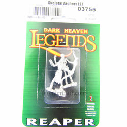 RPR03755 Skeleton Archers Set of 2 Miniatures 25mm Heroic Scale (ONLINE ORDER ONLY)