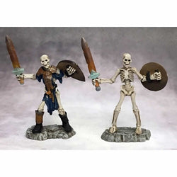 RPR03756 Skeleton Swordsmen Set of 2 Miniatures 25mm Heroic Scale (ONLINE ORDER ONLY)