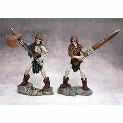 RPR03758 Skeleton Spearmen Set of 2 Miniatures 25mm Heroic Scale (ONLINE ORDER ONLY)
