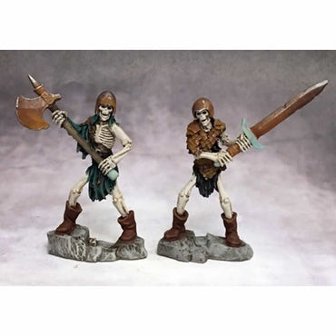 RPR03758 Skeleton Spearmen Set of 2 Miniatures 25mm Heroic Scale (ONLINE ORDER ONLY)