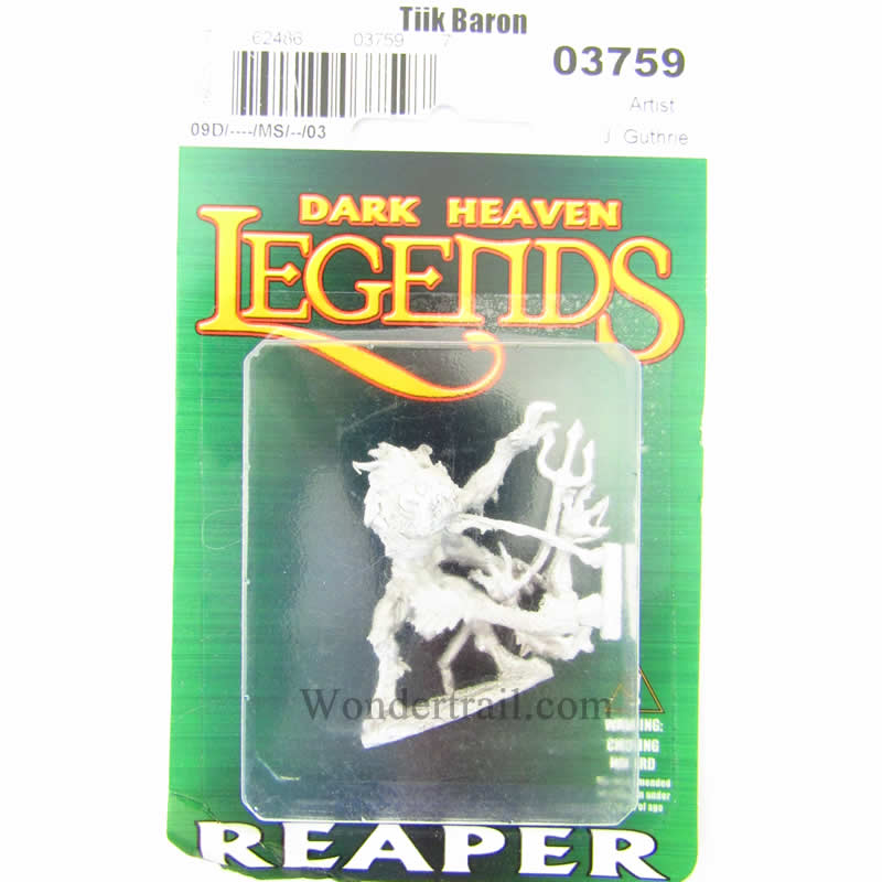 RPR03759 Tiik Baron Miniature 25mm Heroic Scale Dark Heaven Legends (ONLINE ORDER ONLY)