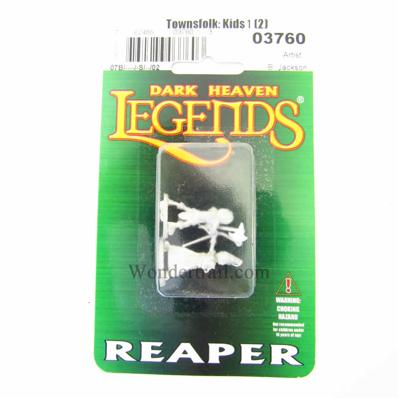 RPR03760 Wizard and Barbarian Kids No 1 Miniature 25mm Heroic Scale (ONLINE ORDER ONLY)