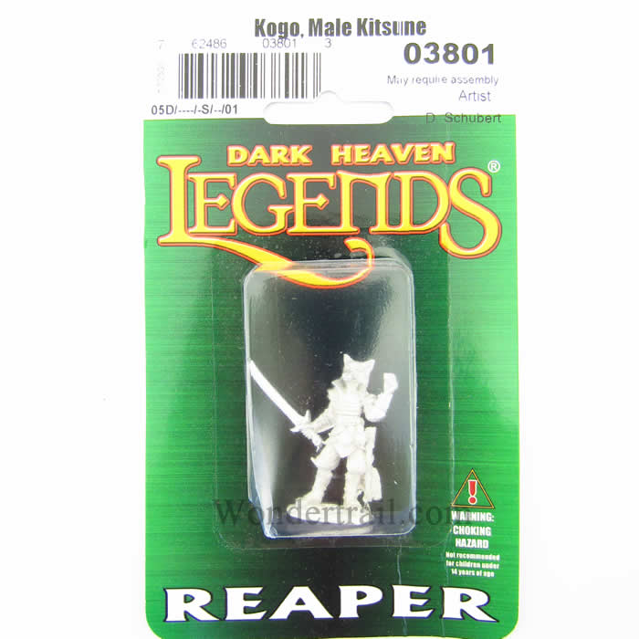RPR03801 Kogo Male Kitsune Miniature 25mm Heroic Scale Dark Heaven (ONLINE ORDER ONLY)