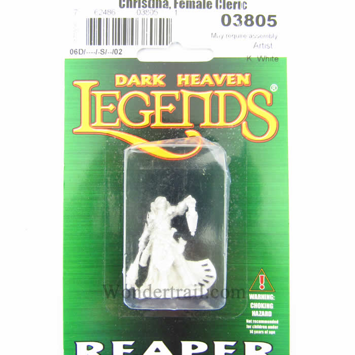 RPR03805 Christina Female Cleric Miniature 25mm Heroic Scale (ONLINE ORDER ONLY)