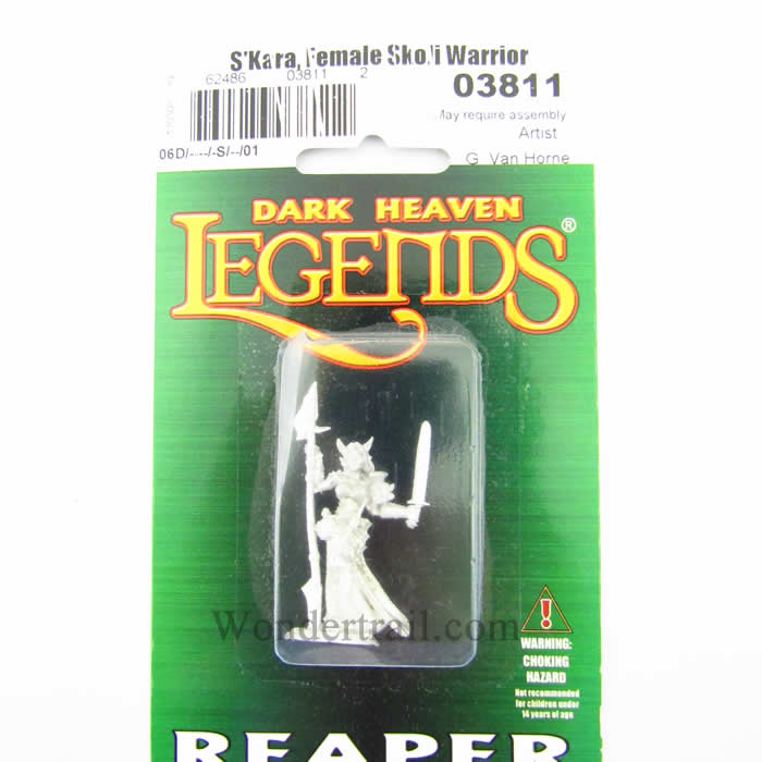 RPR03811 Skara Female Skoli Warrior Miniature 25mm Heroic Scale (ONLINE ORDER ONLY)