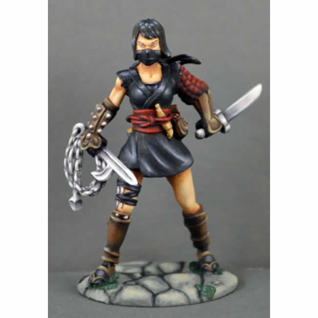 RPR03812 Kiri Female Ninja Miniature 25mm Heroic Scale Dark Heaven (ONLINE ORDER ONLY)