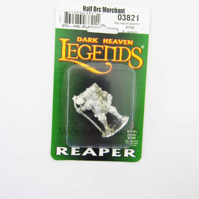 RPR03821 Half-Orc Merchant Miniature 25mm Heroic Scale Dark Heaven (ONLINE ORDER ONLY)