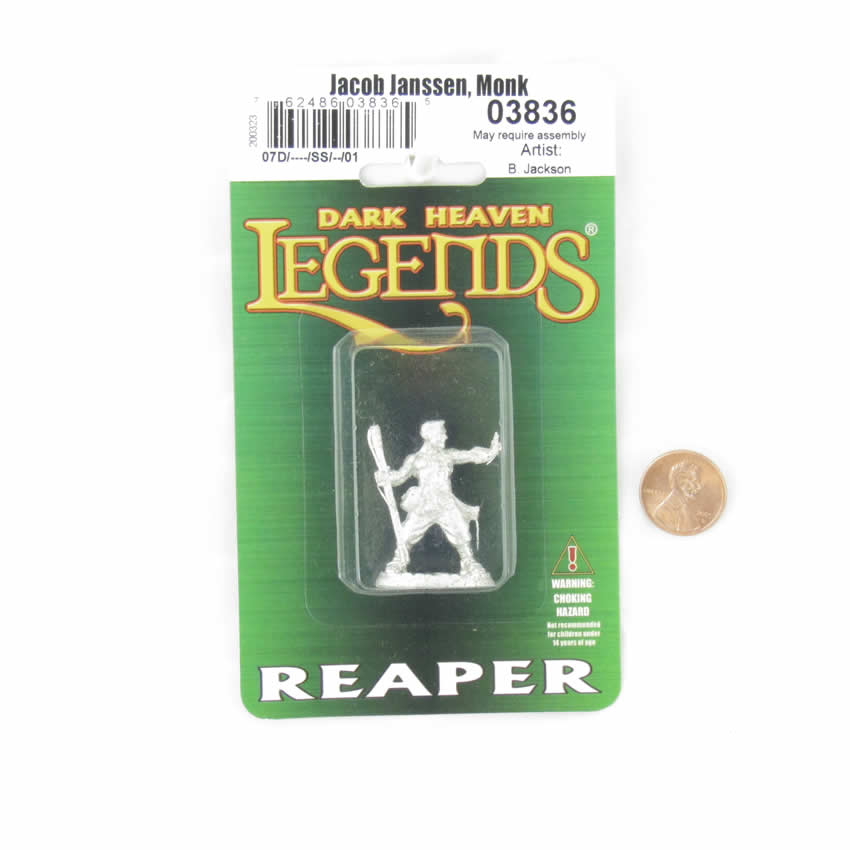 RPR03836 Jakob Janssen Monk Miniature 25mm Heroic Scale Figure Dark Heaven (ONLINE ORDER ONLY)