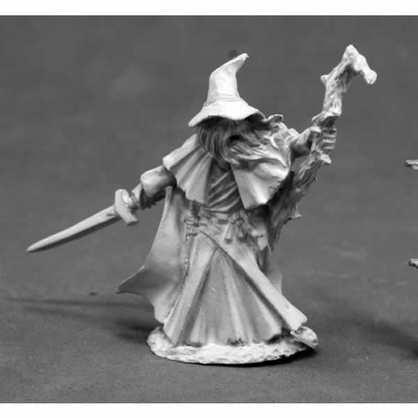 RPR03837 Kenrik Thistlemoor Wizard Miniature 25mm Heroic Scale (ONLINE ORDER ONLY)