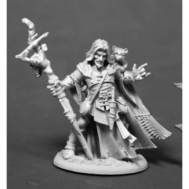 RPR03843 Aurelio Endrino Bonehenge Warlock Miniature 25mm Heroic Scale (ONLINE ORDER ONLY)