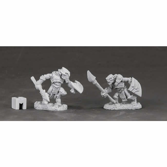 RPR03850 Armored Goblin Spearman Miniature 25mm Heroic Scale (ONLINE ORDER ONLY)