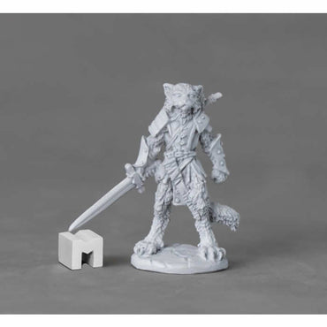 RPR03893 Mal Catfolk Warrior Miniature 25mm Heroic Scale (ONLINE ORDER ONLY)