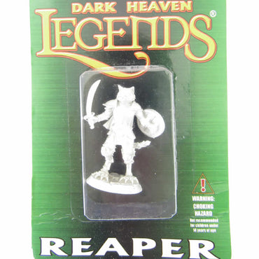 RPR03928 Steelclaw Catfolk Paladin Miniature 25mm Heroic Scale (ONLINE ORDER ONLY)