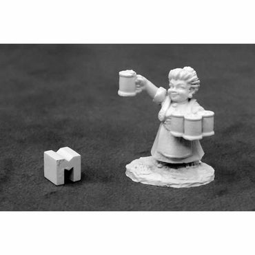 RPR03932 Poppy Cloverlocks Halfling Barmaid Miniature 25mm Heroic Scale (ONLINE ORDER ONLY)