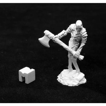 RPR03943 Bog Skeleton With Great Axe Miniature 25mm Heroic Scale (ONLINE ORDER ONLY)