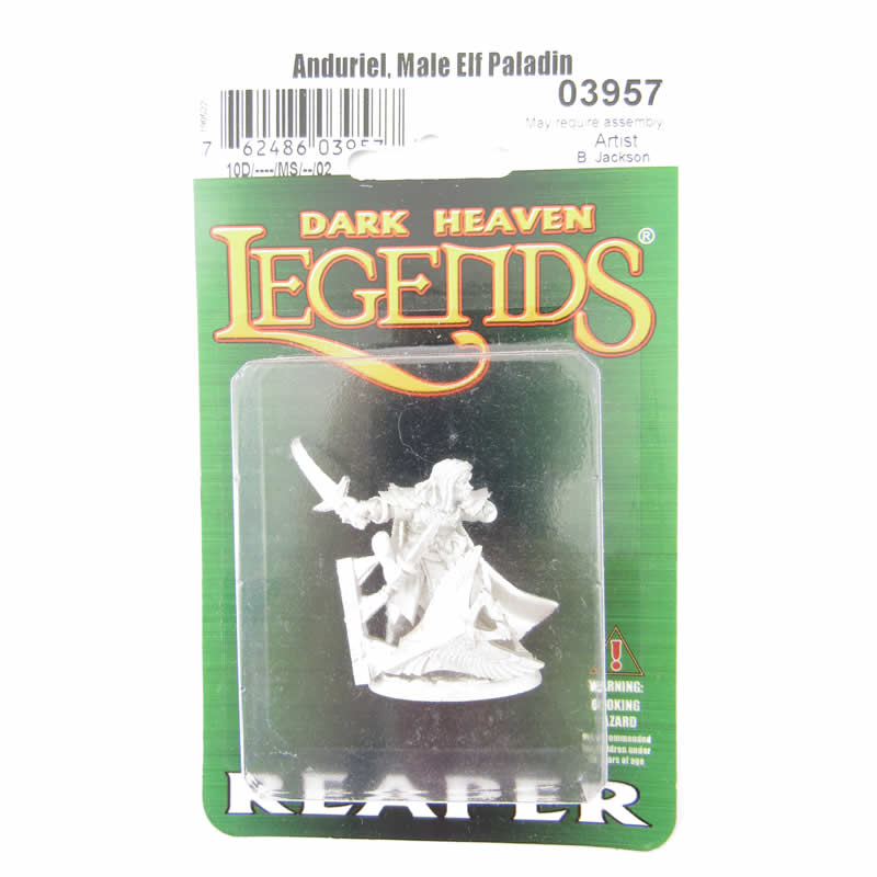 RPR03957 Anduriel Elf Paladin Miniature 25mm Heroic Scale Dark Heaven (ONLINE ORDER ONLY)